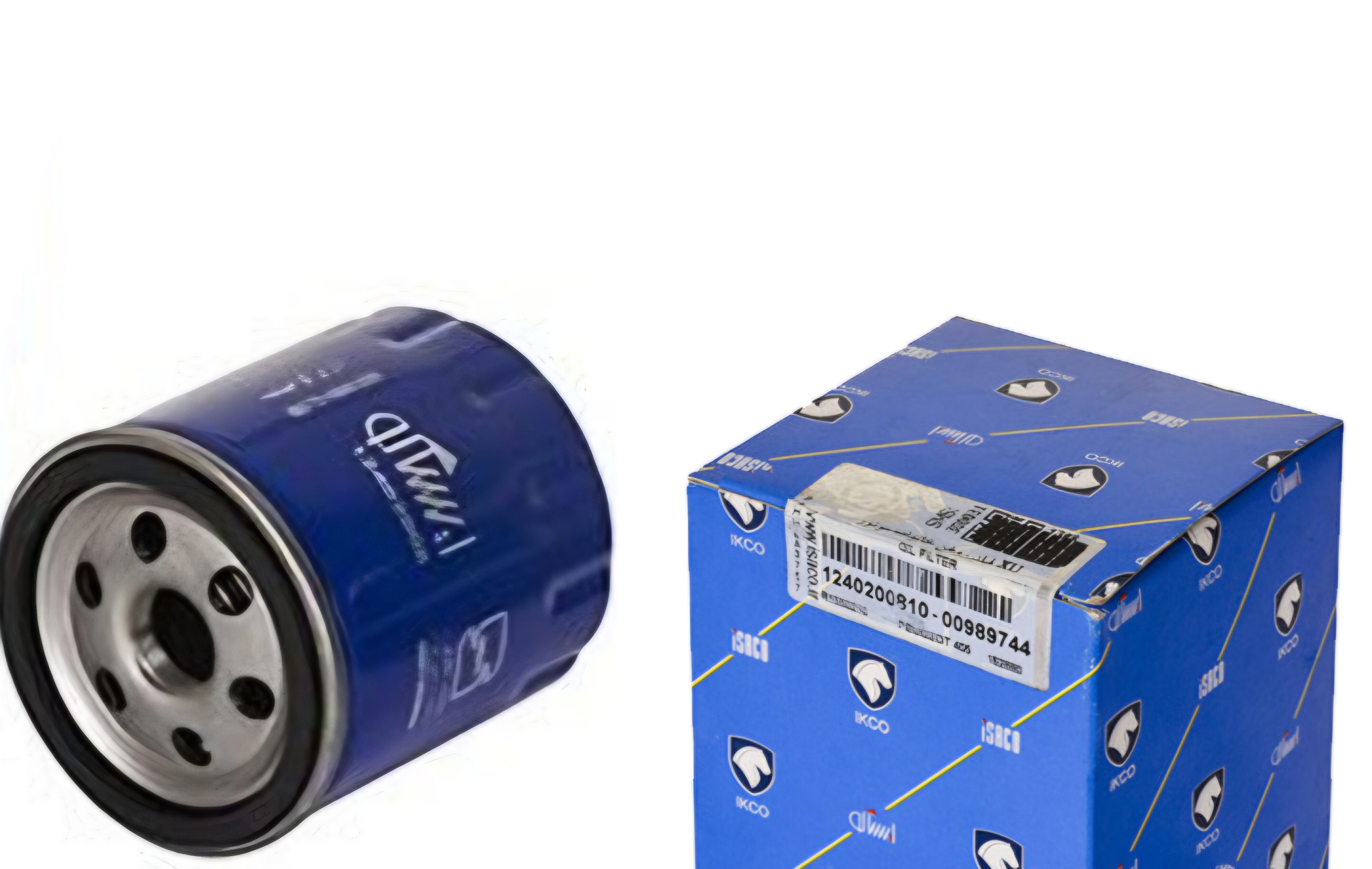 فیلتر روغن خانواده موتور XU پژو ۴۰۵ برند ایساکو ۱۲۴۰۲۰۰۸۹۹